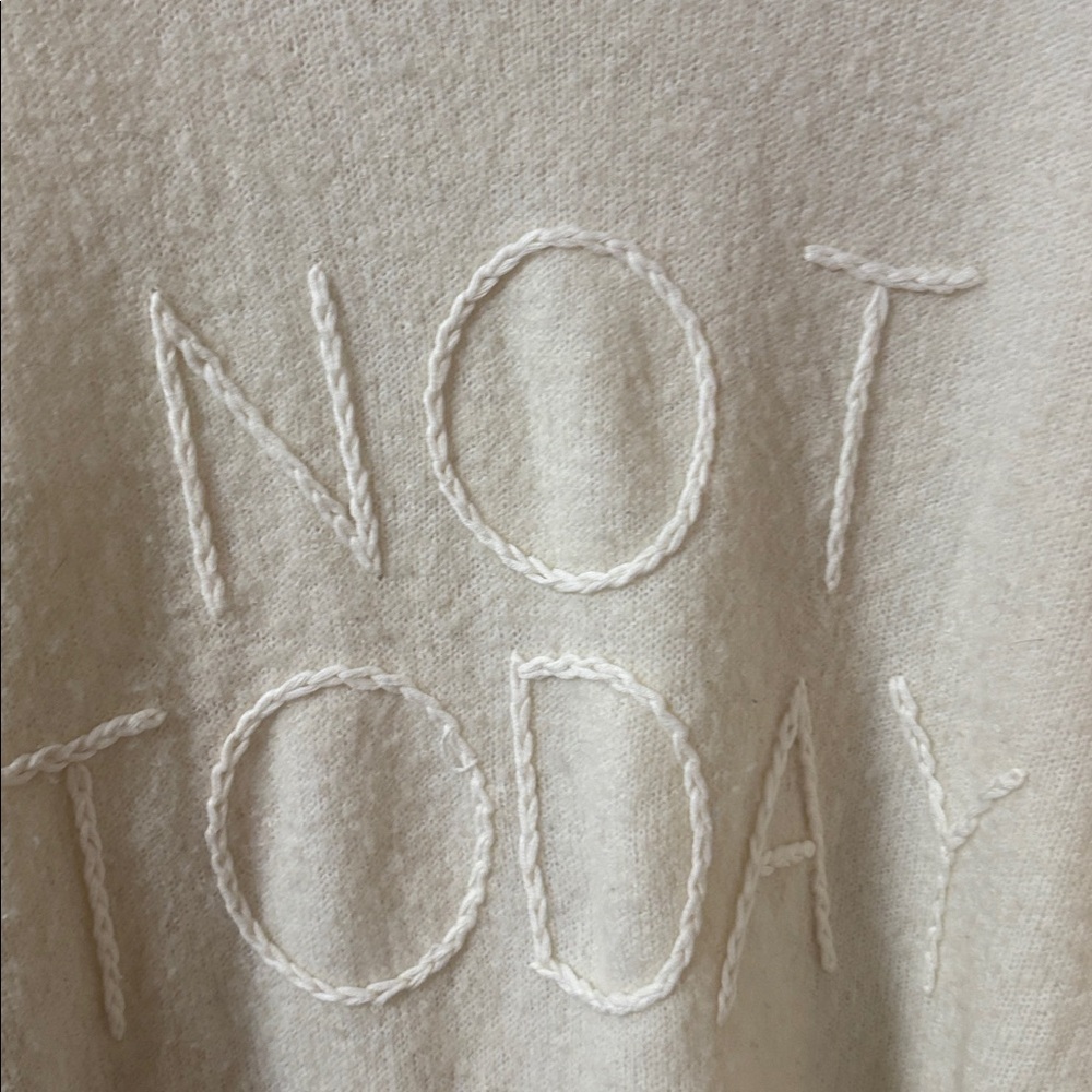 Wildfox Not Today Oversized Sweater - Small - Picture 5 of 7
